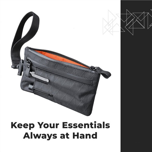 2X Waterproof Men'S Clutch Bag Large Capacity Wrist Portable Multi-Function Tool Storage Bagg 2