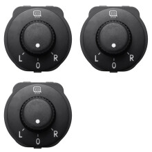 3X 6R1959565F Electric Mirror Control Adjust Knob Button for 2010-2020 Rear Side Mirror 6R1 959 565A