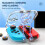 2X NEW  Version PC Transparent Storage Box for    No-Wristband Version  Storage Box 5