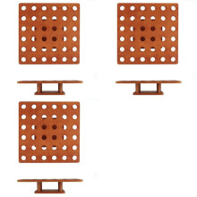 3X Ice Cream Holder 36 Holes Ice Cream Cone Holder Food Display Stand Food Cone Holder