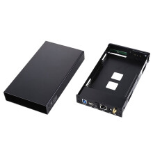 2X Blueendless BS-U35WF 300Mbps USB 3.0 Wi-Fi Streaming Server 3.5 Inch External Hard Drive HDD Enclosure US Plug