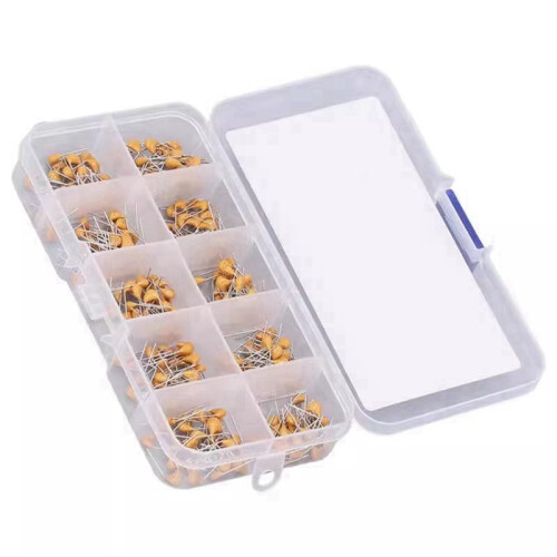 600pcs 10value 0.1UF- 10UF Monolithic Ceramic Capacitor Assortment Kit 2