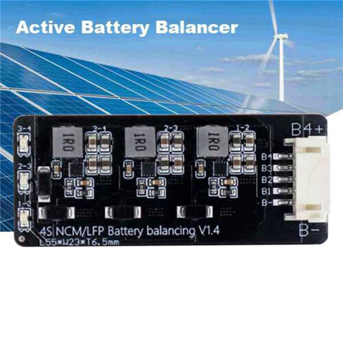 2X BMS 4S Active Balancer Board 1.2A Lifepo4 Li-Ion Lithium Battery  Transfer Equalizer Module Inductive Version 2