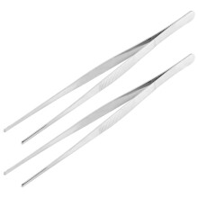 2 Piezas Pinzas De Cocina Pinzas para Parrilla Pinzas Largas De Acero Inoxidable para Chef, Pinzas para Barbacoa, Pinzas para Carne, Pinzas para Bar,