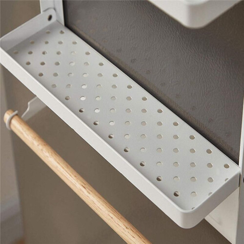 1PCS Hanging Fridge Shelf Spice Rack Wall Shelf Refrigerator Shelf (Black) 2