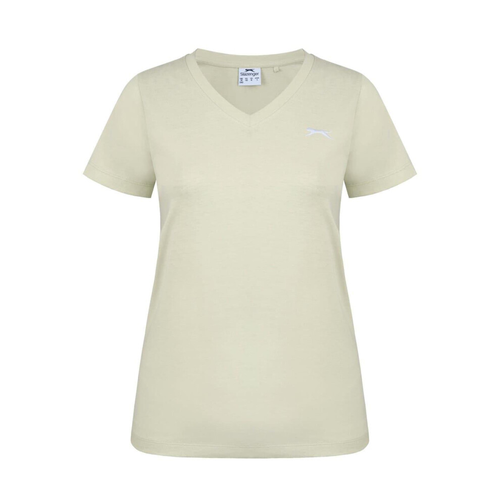 Slazenger (12 Uk, Pastel ) Womens/Ladies T-Shirt Yellow