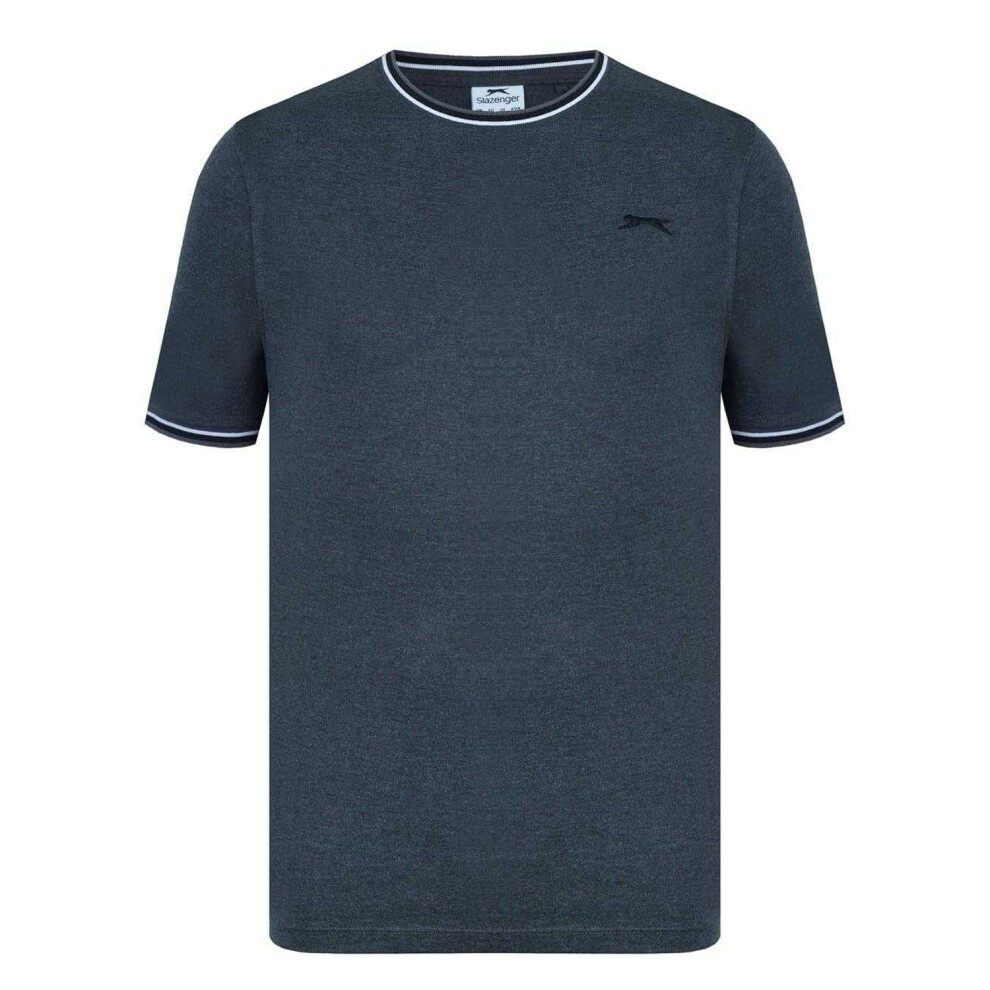 Slazenger (Xxl, Charcoal Marl) Mens Cotton T-Shirt Multicoloured
