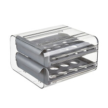 Tipo de CajóN Caja de Almacenamiento de Huevos Refrigerador ConservacióN Fresca Artefacto de Acabado de Huevos Cocina Bandeja de Huevos de Gran
