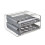 Drawer Type Egg Storage Box Refrigerator Fresh Keeping Egg Finishing Artifact Kitchen Large Capacity Egg Tray-Grey 1