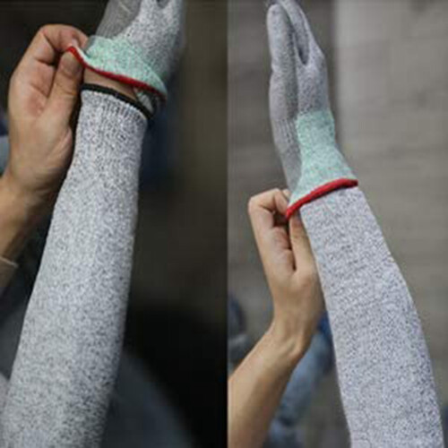1Pair Arm Sleeve Level 5 HPPE Cut Resistant Work Protection Arm Sleeve Covers 2