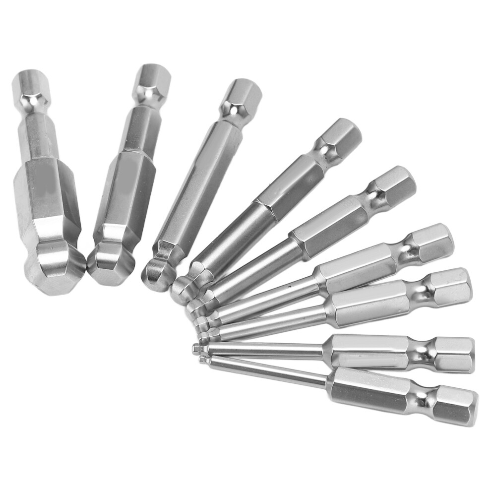 Precision S2 Steel Hex Bit Set 9Pc 1/4In 7293282153783