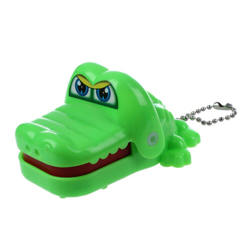 New Toy Crocodile Dentist Bite With Keychain Green 2