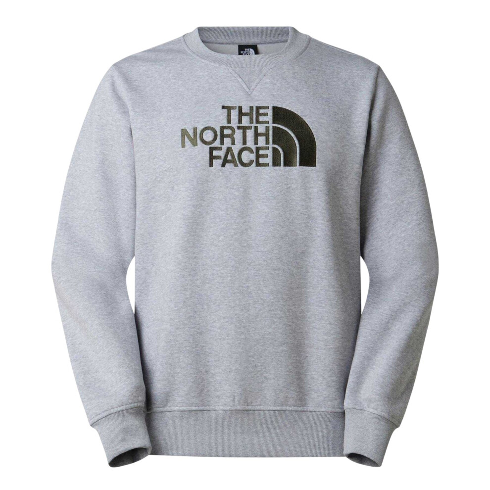 The North Face (Xxl, Heather) Mens Drew Peak Sweatshirt Grey