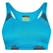 (8 UK, Fluorescent Blue) Diadora Womens/Ladies Scoop Neck Sports Bra