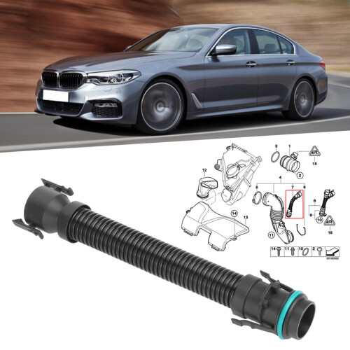 Black Air Filter Pipe 13717803842 for BMW 2