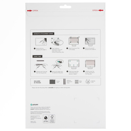 eSTUFF Edge Privacy Filter 14" 16:9 1