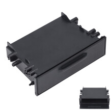 1DIN Car Radio Storage Box ABS