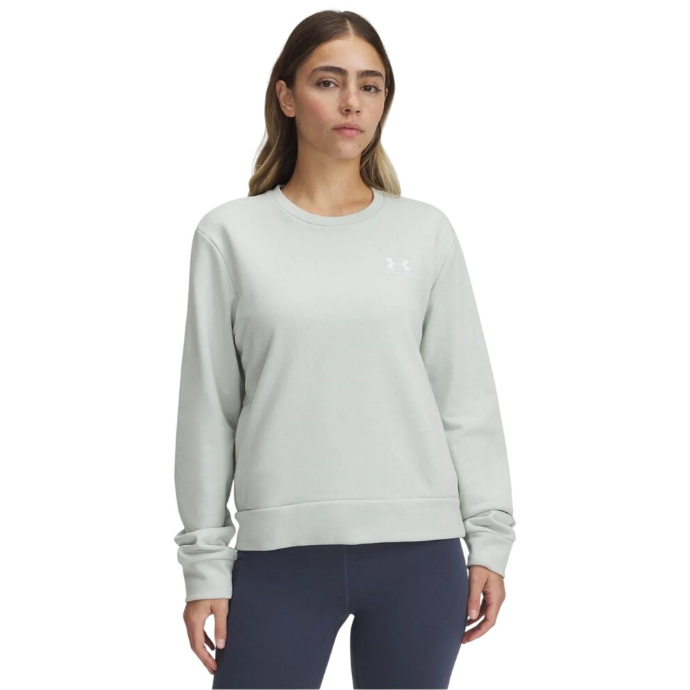 Under Armour (8 Uk, ) Womens/Ladies Rival Terrycloth Sweatshirt Green