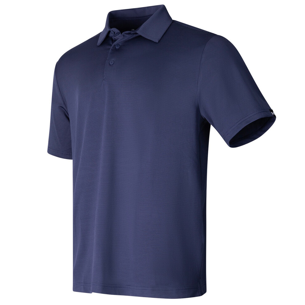 Under Armour (3Xl, Midnight Navy/White/Midnight Navy) Mens Playoff 3.0 Micro-Stripe Polo Shirt Blue,White