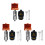 3PCS  Hotend for  H2D/H2S Assembly Hotend Kit 0.4 0.6 0.8MM Replaceable Nozzle for Bamboo Lab H2D H2S 1