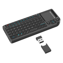 Kabellose --Tastatur mit Rotem Laser-Touch-Maus, Multifunktionale 2,4-GHz-Tastatur für IOS, Windows und für Android