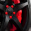 Red Hub Nut Covers 20PCS ABS Plastic 12