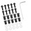 10 Pcs Motorbike Windscreen Fastener Kit 3