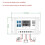 Solar Controller with  Hole 12V 11.1V 30A LCD Photovoltaic Charging Controller USB Charging Controller 8