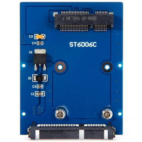 Slim--PCI-E-MSATA-SSD-zu-2,5"--3.0-22-Pin-HDD-Adapter (Festplatten-PCBA ) 2