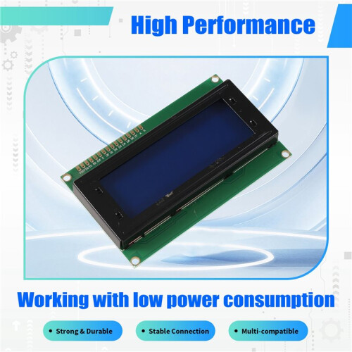 10 Modules LCD2004 (Écran 20x4 Caractères), Interface I2C/I2C, pour  et pour Raspberry Pi, Écran Bleu 2