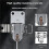 High Temp Resistant Hotend Mounting Kit for  H2D Right Side Zirconia Upgrade Heating Assembly 4