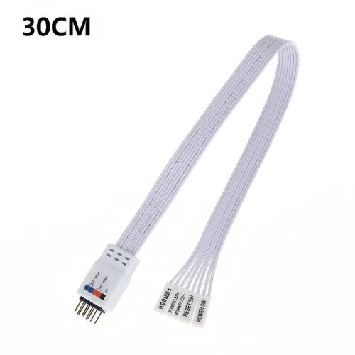9Pin Header Computer Motherboard Front Extension Cable for PC Motherboard Power  Restart Hard Drive 30cm 1