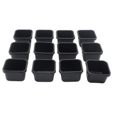 Tool Box Organizer and Storage Tray, Tool Box Drawer Organizer Bins, Toolbox Organizer Tray Divider Set, Black 32 Pack