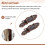 Metal Curtain Tassel Tie Back Tieback  Wall Hooks 2PCS Red bronze 3