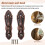 Metal Curtain Tassel Tie Back Tieback  Wall Hooks 2PCS Red bronze 5