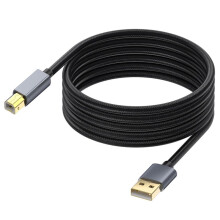 3 Meters USB Printer Cable,USB 2.0 Type A Male to B Male Scanner Cord for and More