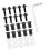 10 Pcs Motorcycle Windscreen Bolt Kit 20