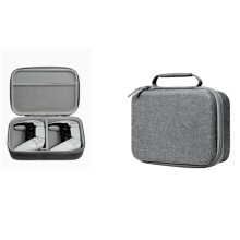 Lot de 2 Sacs de Rangement Portables en EVA pour Manettes de Jeu pour PS5 et pour PS4, Compatibles avec Divers Accessoires de Jeu
