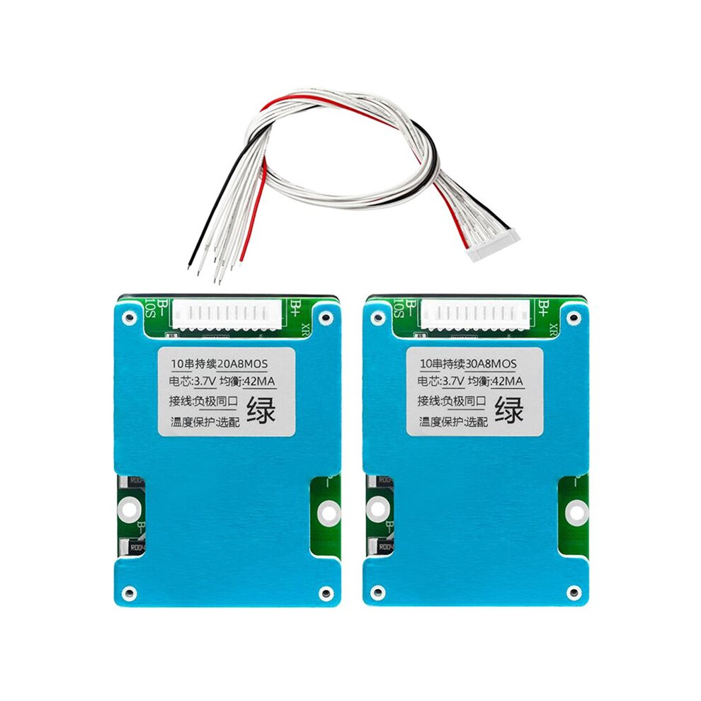 Balanced Overcharge Protection Board (20A/30A): 10S 36V Lithium Battery Protector With Balance For Diy Kits 30A 6031250326149