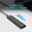 Boîtier pour SSD M.2  - USB 3.2 Gen 1 (5 Gbit/S) Type-C - Compatible M.2 NGFF Clé B+M Noir 9