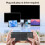 Wireless   Keyboard with Red Laser Touch Mouse Multifunctional 2.4G Keyboard for Ios Windows Android 7