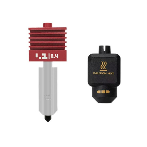 Upgraded Hardened Steel Hotend Nanoscale Composite Coating 0.4mm Nozzle Replacement for  P2S X2D 3D Printer 1