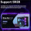HMHUB Multifunktionell USB-Hub Typ-C-Splitter 8000Hz Desktop Expansion Dock Stöder SRGB för WootingV2 Silver 9