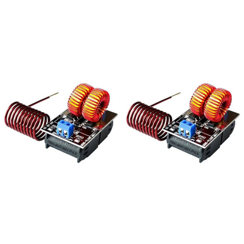2X  DV 5V-12V 120W ZVS Heating Machine 120W High Frequency Induction Heating Board Module Driver Heater 1
