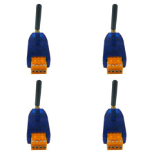 4Pcs RS485 Wireless Transceiver 20DBM 433Mhz Transmitter and Receiver VHF/UHF Radio Modem for Meter PTZ Camera
