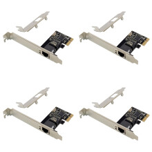 4X PCIE X1 RJ45 Server Gigabit Netzwerk Karte RTL8111C Single Port 1000M Ethernet Adapter Karte Netzwerk Karte für Desktop