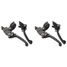 4x Dźwignia Hamulca Sprzęgła do Kierownicy 22Mm 7/8 Cala 110Cc 125Cc 140Cc TTR 125Cc Apollo 125 Pit Motor Terenowy Motocykl, Czarny