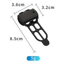 Funda Protectora de Piel de Gel para Bicicleta para Sensor de Cadencia, para Bryton, Cubierta Negra del Sensor de Computadora Magene, 6 Piezas