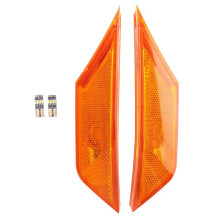 20X Side Turn Signal Light Side Leaf Lamp with LED Bulb for 2016-2020 34350TETH01 34300TETH01
