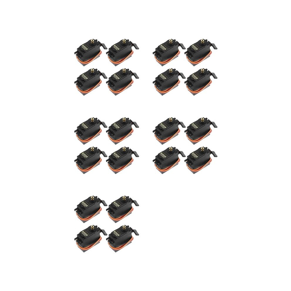 20Pcs Servo Motor For Mg995 Control Angle180 Metal Gear Servo 20Kg Digital High Speed Torque Servo Motor 4712228360250